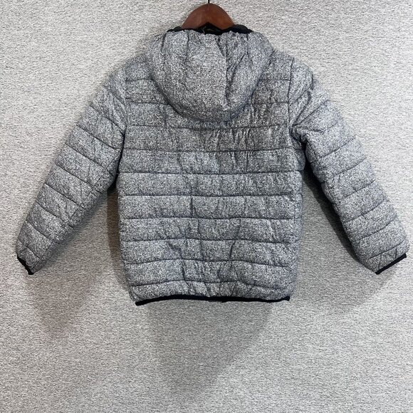 Roots Puffer Jacket Kids Boys Size Medium 7-8 Years Full Zip Coat Gray - Picture 12 of 12